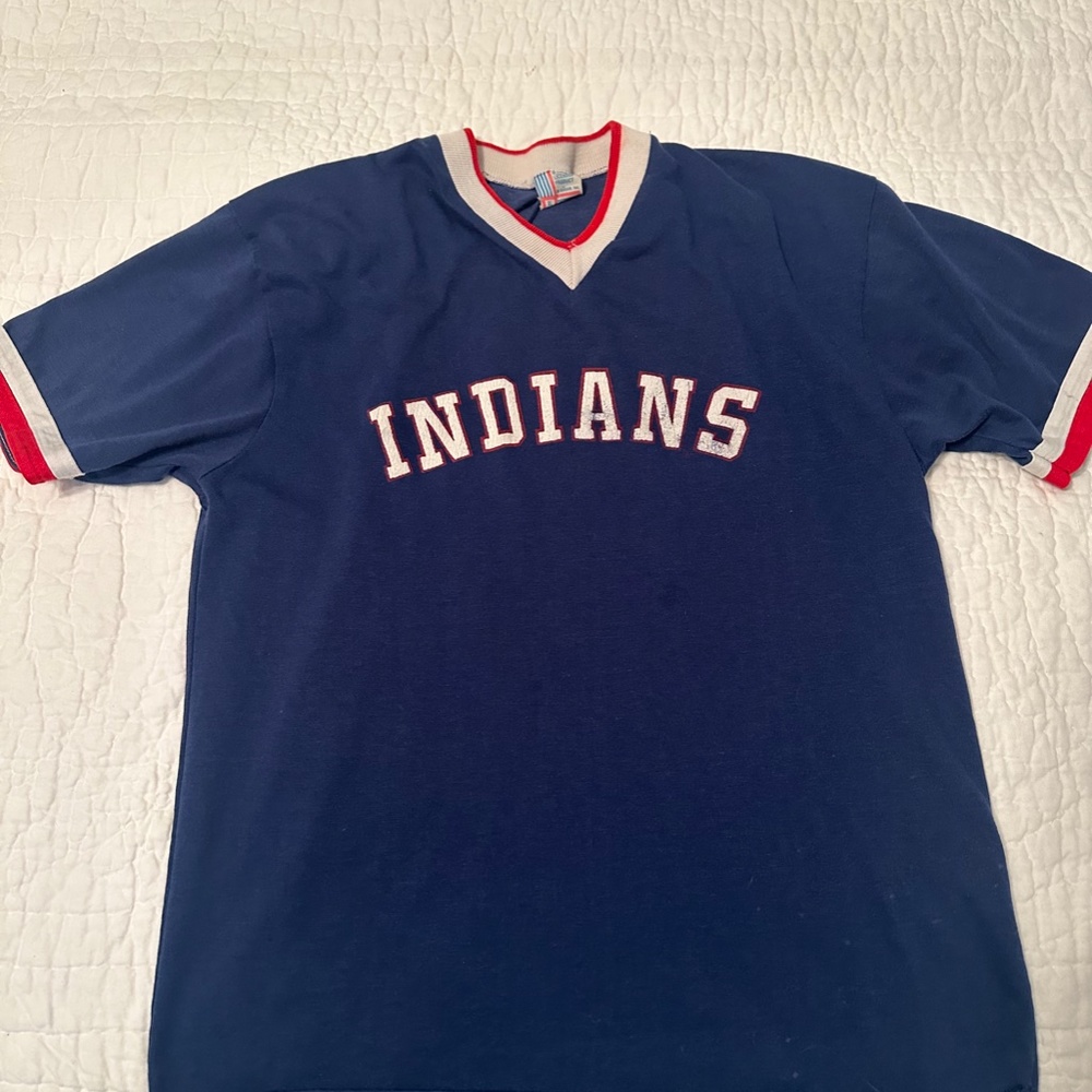 Vintage Cleveland Indians T shirt, 1980's